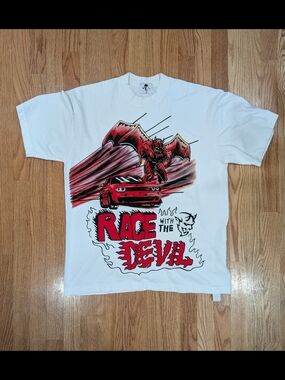 Race With The Devil Graphic Tee - White/Red